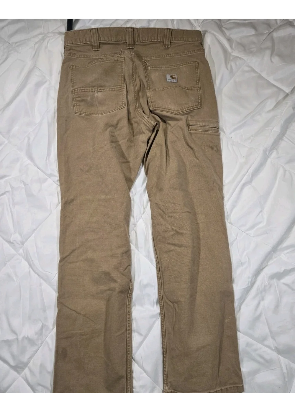 Workwear 33×32 Carhartt Brown/Tan Work Chore Pants